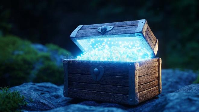Ếch con Xanh dũng cảm vượt qua dòng suối chảy xiết trong rừng già.