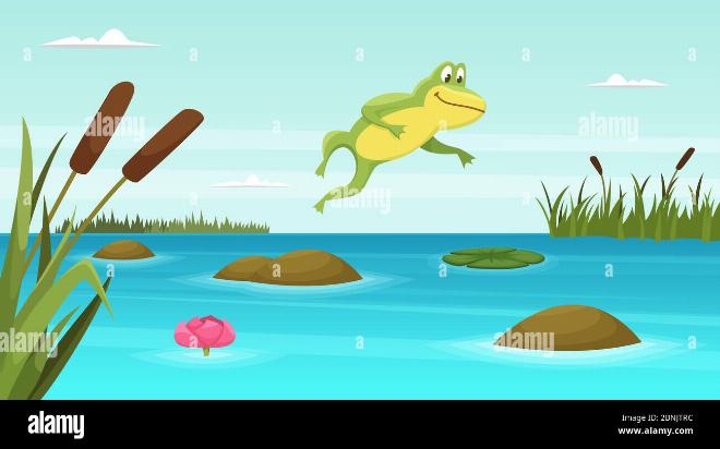 Khu rừng già huyền bí với những cây cổ thụ to lớn và ánh nắng xuyên qua kẽ lá, nơi giấu kho báu kỳ diệu.
