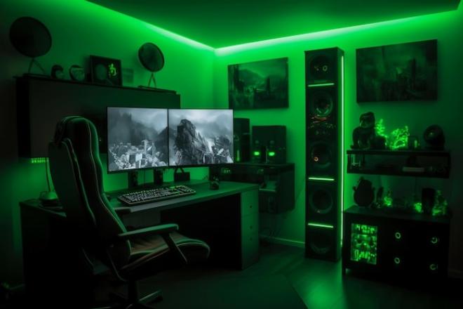 Màn hình máy tính hiển thị biểu đồ nhiệt độ CPU và GPU đang ở mức ổn định màu xanh