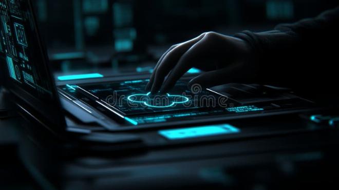 Lập trình viên đang sử dụng công cụ AI để hỗ trợ viết mã nguồn trên máy tính hiện đại