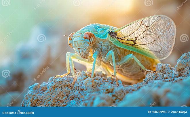 Ve sầu lột xác và cất tiếng kêu báo hiệu mùa hè rực rỡ tại Việt Nam